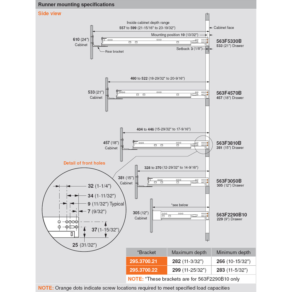 Premium Blum Tandem Soft-Close Undermount Drawer Slides